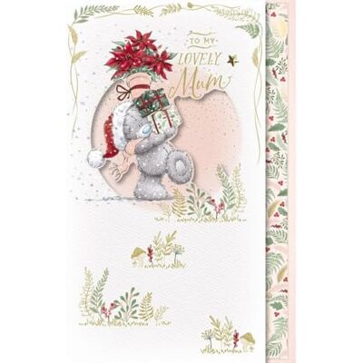 Me To You Tatty Teddy Biglietto di Natale fatto a mano per la mia adorabile mamma, 18,7 x 28,9 cm, collezione ufficiale Me To You Tatty Teddy Biglietto di Natale fatto a mano per la mia adorabile mamma, 18,7 x 28,9 cm, collezione ufficiale