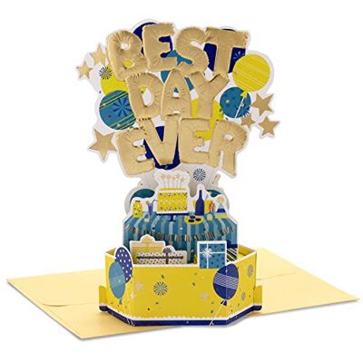 Hallmark Paper Wonder Biglietto di auguri pop-up per compleanno (festa) Hallmark Paper Wonder Biglietto di auguri pop-up per compleanno (festa)