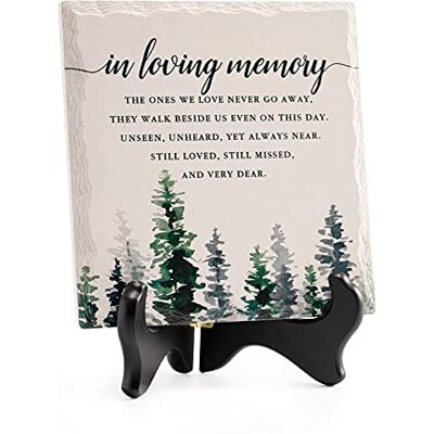 LukieJac Targa con cavalletto in legno con scritta in lingua inglese "Sorry for your Loss Remembrance", regalo per simpatia, idea regalo per il giorno della memoria della persona amata LukieJac Targa con cavalletto in legno con scritta in lingua inglese "Sorry for your Loss Remembrance", regalo per simpatia, idea regalo per il giorno della memoria della persona amata