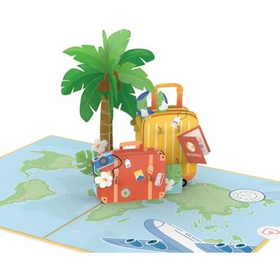 papercrush ® Pop-up biglietto Buon Viaggio – Biglietto d'auguri compleanno 3D per vacanze al mare, luna di miele o viaggio sorpresa – Buono regalo per biglietti aereo per viaggiatori (uomo e donna) papercrush ® Pop-up biglietto Buon Viaggio – Biglietto d'auguri compleanno 3D per vacanze al mare, luna di miele o viaggio sorpresa – Buono regalo per biglietti aereo per viaggiatori (uomo e donna)