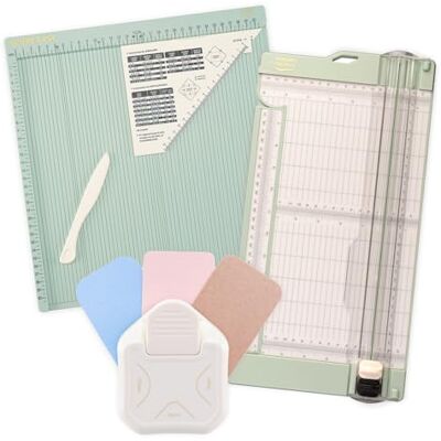 Creative Taglierina per Carta 15,2 x 30,5 cm – Piega Carta e Righello di Cordonatura Manuale Score Easy 30,5 x 30,5 cm – Perforatore per Angoli 4/7/10 mm – Creazione di Biglietti, Scrapbooking Creative Taglierina per Carta 15,2 x 30,5 cm – Piega Carta e Righello di Cordonatura Manuale Score Easy 30,5 x 30,5 cm – Perforatore per Angoli 4/7/10 mm – Creazione di Biglietti, Scrapbooking