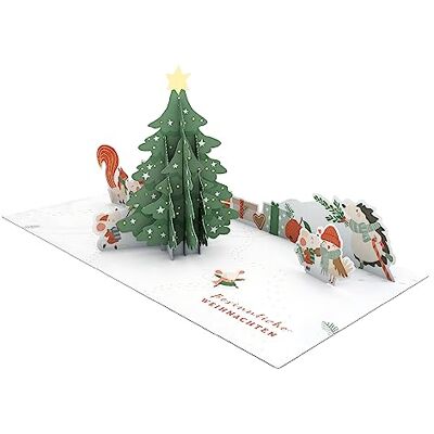 Grafik Werkstatt Laboratorio grafico Biglietto pop-up Pretty tridimensionale Natale Natale premuroso Grafik Werkstatt Laboratorio grafico Biglietto pop-up Pretty tridimensionale Natale Natale premuroso