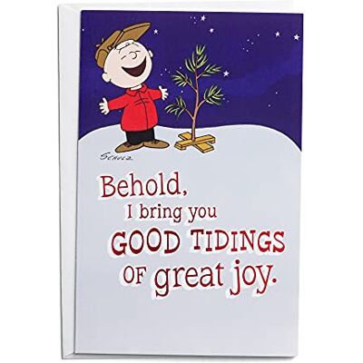 Dayspring Peanuts Good Tidings Great Joy 50 biglietti di Natale in blocco, KJV (), multicolore Dayspring Peanuts Good Tidings Great Joy 50 biglietti di Natale in blocco, KJV (), multicolore