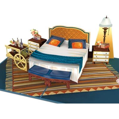 papercrush ® Biglietto pop-up Camera D'Albergo 3D Biglietto viaggio sorpresa per viaggiatori (uomo e donna), Cartolina d'auguri compleanno, Buono regalo per weekend per due come regalo per coppia papercrush ® Biglietto pop-up Camera D'Albergo 3D Biglietto viaggio sorpresa per viaggiatori (uomo e donna), Cartolina d'auguri compleanno, Buono regalo per weekend per due come regalo per coppia