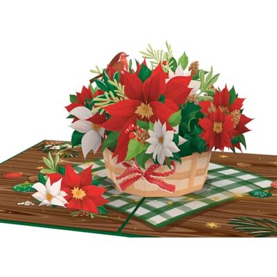 papercrush ® Biglietto auguri natale pop up Stella di Natale – Carta regalo natalizia 3D con bouquet di Poinsettia e pettirossi per donna (mamma, moglie, nonna) – Cartolina portasoldi per auguri Natale papercrush ® Biglietto auguri natale pop up Stella di Natale – Carta regalo natalizia 3D con bouquet di Poinsettia e pettirossi per donna (mamma, moglie, nonna) – Cartolina portasoldi per auguri Natale