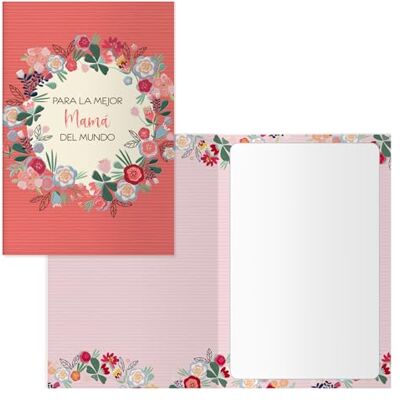 DOHE Biglietti d'auguri mamme Confezione da 6 pezzi Dimensioni: 11,5 x 17 cm (chiuso) Include busta per riporre il biglietto Modello Orla DOHE Biglietti d'auguri mamme Confezione da 6 pezzi Dimensioni: 11,5 x 17 cm (chiuso) Include busta per riporre il biglietto Modello Orla