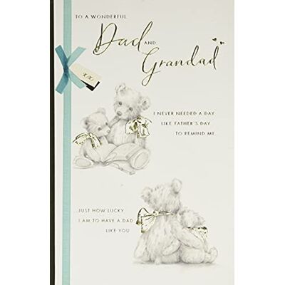 Clintons : Biglietto tradizionale per la festa del papà. Grande orso e orsetto per la festa del papà, miglior papà e nonno per la festa del papà, biglietto per la festa del papà per papà e nonno, 165 x Clintons : Biglietto tradizionale per la festa del papà. Grande orso e orsetto per la festa del papà, miglior papà e nonno per la festa del papà, biglietto per la festa del papà per papà e nonno, 165 x