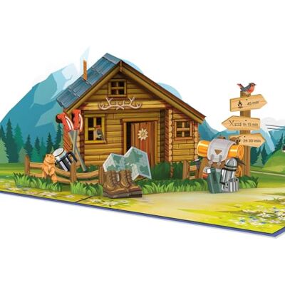 papercrush ® Biglietto pop-up Rifugio di Montagna Biglietto di auguri 3D per viaggi e vacanze in montagna per donne e uomini (marito, moglie, sorella, figlio), Buono per vacanze di escursionismo e papercrush ® Biglietto pop-up Rifugio di Montagna Biglietto di auguri 3D per viaggi e vacanze in montagna per donne e uomini (marito, moglie, sorella, figlio), Buono per vacanze di escursionismo e