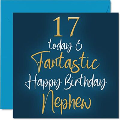 Stuff4 Fantastico biglietto di auguri 17° compleanno nipote Stuff4 Fantastico biglietto di auguri 17° compleanno nipote