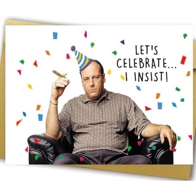 OJsensai Biglietto di compleanno Tony Soprano, Happy Tony Birthday Card per marito, divertente biglietto di compleanno per fidanzato, biglietto di auguri Soprano per lui lei OJsensai Biglietto di compleanno Tony Soprano, Happy Tony Birthday Card per marito, divertente biglietto di compleanno per fidanzato, biglietto di auguri Soprano per lui lei
