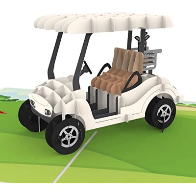 papercrush ® Biglietto pop-up carrello da golf Divertente biglietto di compleanno 3D, Carta regalo per golfista, uomo (papà, zio, nonno, fratello) e donna Buono regalo per giocatori di golf papercrush ® Biglietto pop-up carrello da golf Divertente biglietto di compleanno 3D, Carta regalo per golfista, uomo (papà, zio, nonno, fratello) e donna Buono regalo per giocatori di golf