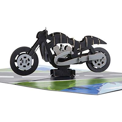 Cardology Biglietto Pop-Up per Moto Carta Moto 3D Ispirata a Harley Davidson, Biglietto di Compleanno per Lui, Biglietti per la Festa del Papà, 15 X 20Cm Cardology Biglietto Pop-Up per Moto Carta Moto 3D Ispirata a Harley Davidson, Biglietto di Compleanno per Lui, Biglietti per la Festa del Papà, 15 X 20Cm