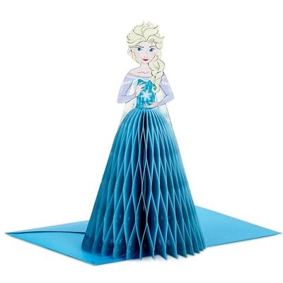 Hallmark Paper Wonder Disney Frozen Biglietto di auguri di compleanno pop-up per tutte le occasioni (Honeycomb Elsa) Hallmark Paper Wonder Disney Frozen Biglietto di auguri di compleanno pop-up per tutte le occasioni (Honeycomb Elsa)