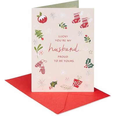 American Greetings Biglietto di Natale per marito (Everything We're Becoming) American Greetings Biglietto di Natale per marito (Everything We're Becoming)