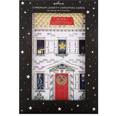 Biglietto di auguri Hallmark - Supporta beneficenza - Riciclabile - 5 pezzi - Dimensione standard UK - Festa Biglietto di auguri Hallmark - Supporta beneficenza - Riciclabile - 5 pezzi - Dimensione standard UK - Festa