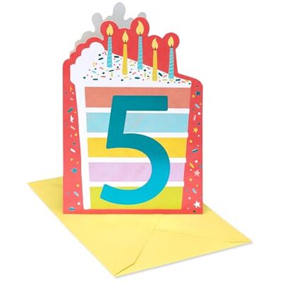American Greetings Biglietto di auguri per 5° compleanno (Five is Great) American Greetings Biglietto di auguri per 5° compleanno (Five is Great)