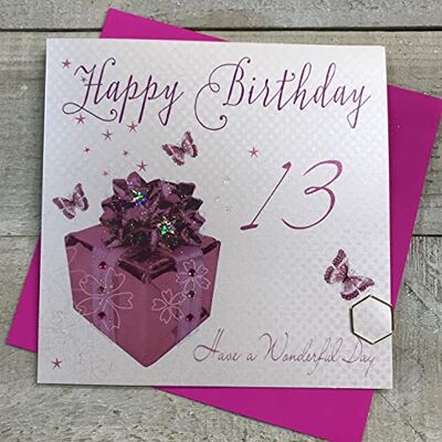White Cotton Cards - WBA13 - Bianco - 16x16 cm - Greeting Card White Cotton Cards - WBA13 - Bianco - 16x16 cm - Greeting Card
