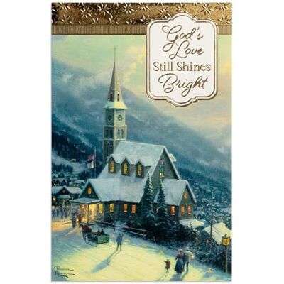 Dayspring Thomas Kinkade God's Love Still Shines Bright 50 biglietti natalizi in scatola, NRSV (), multicolore Dayspring Thomas Kinkade God's Love Still Shines Bright 50 biglietti natalizi in scatola, NRSV (), multicolore