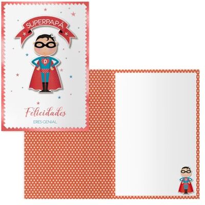 DOHE - SUPERDAD 70082 - 11,5 x 17 cm - Biglietti d’auguri DOHE - SUPERDAD 70082 - 11,5 x 17 cm - Biglietti d’auguri