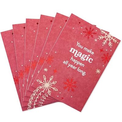 American Greetings Biglietti di ringraziamento natalizi, con scritta Good at What You Do, 6 pezzi American Greetings Biglietti di ringraziamento natalizi, con scritta Good at What You Do, 6 pezzi