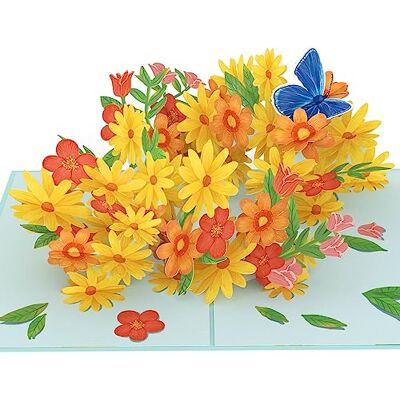 papercrush ® Biglietto pop-up con margherite colorate – Biglietto auguri compleanno 3D per donne (nonna, moglie o figlia), Biglietto ringraziamento o fine lavoro collega chi va in pensionamiento papercrush ® Biglietto pop-up con margherite colorate – Biglietto auguri compleanno 3D per donne (nonna, moglie o figlia), Biglietto ringraziamento o fine lavoro collega chi va in pensionamiento