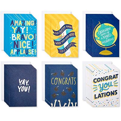 American Greetings Biglietto di auguri per laurea e congratulazioni americane (48 conteggi) American Greetings Biglietto di auguri per laurea e congratulazioni americane (48 conteggi)