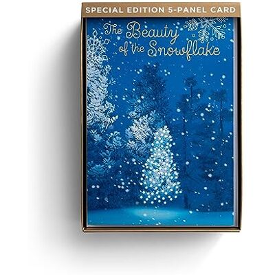 Dayspring The Beauty of the Snowflake Biglietti natalizi a 5 pannelli, 18 biglietti natalizi e buste, NIV Dayspring The Beauty of the Snowflake Biglietti natalizi a 5 pannelli, 18 biglietti natalizi e buste, NIV