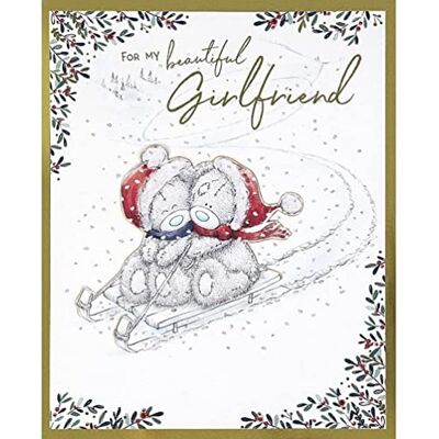Me To You Bear Biglietto di Natale in scatola per la bella ragazza Me To You Bear Biglietto di Natale in scatola per la bella ragazza