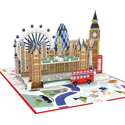 papercrush ® Biglietto pop-up Londra Biglietto d'auguri compleanno 3D, Carta regalo per viaggio sorpresa per viaggiatore uomo (fidanzato, figlio), Buono regalo anniversario per fidanzata o moglie papercrush ® Biglietto pop-up Londra Biglietto d'auguri compleanno 3D, Carta regalo per viaggio sorpresa per viaggiatore uomo (fidanzato, figlio), Buono regalo anniversario per fidanzata o moglie