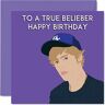 Stuff4 Divertente biglietto di auguri per le donne, per lei, giorno dei credenti, Justin Bieber, biglietto di auguri per mamma, sorella, figlia, nipote, zia, bambinaia, per donna, divertente Bday Pun