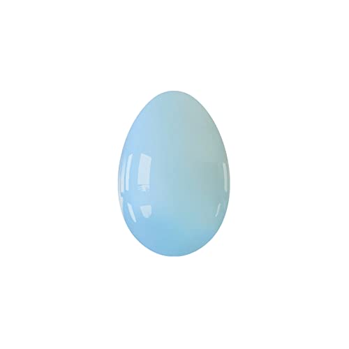 MiZuh Yoni Egg Set Uova Yoni Non Forate Uovo Per Massaggio In Vera Giada Naturale Per Le Donne Kegel Esercizi Per L'igiene Femminile Sfere Per Massaggio,Opalite,L-4.5x3cm