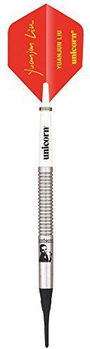 Unicorn Global 90% Tungsten Liu Yuanjun Soft Tip, Freccette Uomo, Red, 21 G