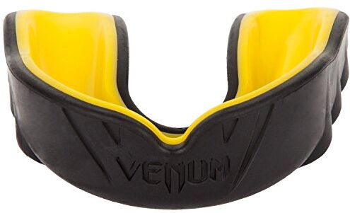 VENUM Challenger, Paradenti Unisex – Adulto, Nero/Giallo, Taglia Unica