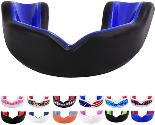 Oral Mart Jugend Sport Mudguard für Kinder (Schwarz   Blau)