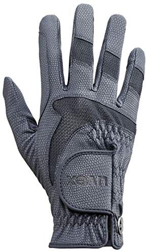 Uvex i-performance 2, guanti da equitazione flessibili unisex, robusti, ventilazione ottimale, blue, 6