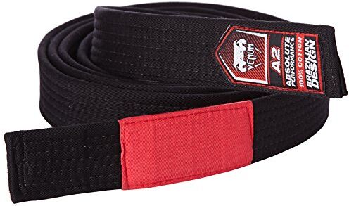 VENUM , Cintura da Jiu Jitsu Brasiliano Unisex Adulto, Nero (Black), L