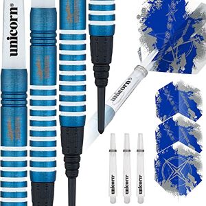 Unicorn Gary Anderson Blue Silver Star 80% tungsteno barili con Rivestimento in Titanio Punta Morbida 19 g Unicorn Gary Anderson Blue Silver Star 80% tungsteno barili con Rivestimento in Titanio Punta Morbida 19 g