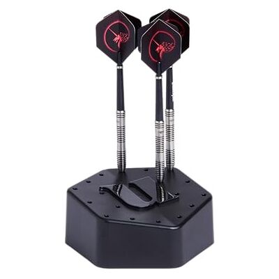 Unicorn Ultra Darts Stand Contiene 6 Set – 18 Freccette con Punta in Acciaio ABS Leggero ma Resistente agli Urti Nero con Logo U rialzato Unicorn Ultra Darts Stand Contiene 6 Set – 18 Freccette con Punta in Acciaio ABS Leggero ma Resistente agli Urti Nero con Logo U rialzato