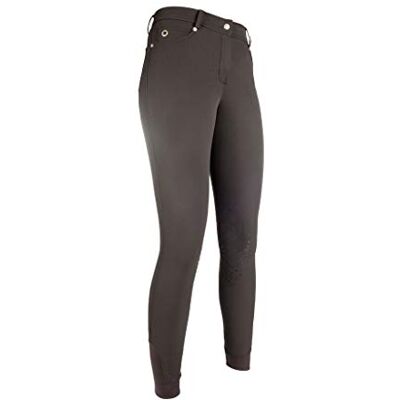 HKM SPORTS EQUIPMENT REIT-LG Basic-Silikon-kniebesatz Pantaloni, Marrone, 44 Unisex-Adulto HKM SPORTS EQUIPMENT REIT-LG Basic-Silikon-kniebesatz Pantaloni, Marrone, 44 Unisex-Adulto