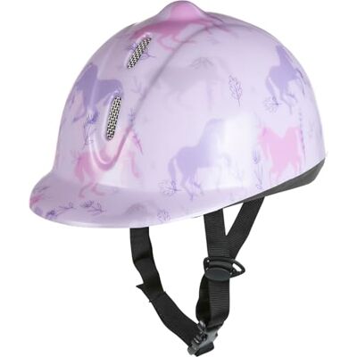 HKM Fiore, Helme Bambina, Flieder, Taglia Unica HKM Fiore, Helme Bambina, Flieder, Taglia Unica