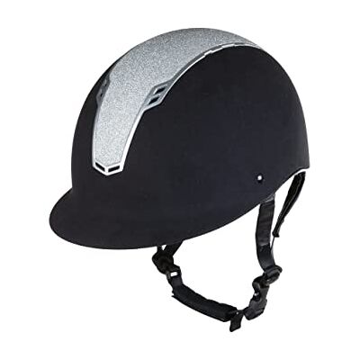 HKM Graz Casco da equitazione, colore: Nero/ HKM Graz Casco da equitazione, colore: Nero/