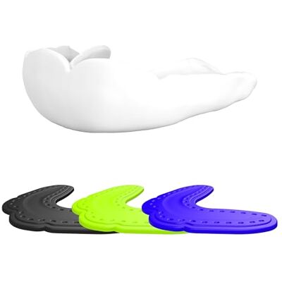 Shock Doctor -Conchiglia Ultra-Fit-Paragengive, Colore: Bianco Shock Doctor -Conchiglia Ultra-Fit-Paragengive, Colore: Bianco