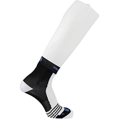 Salomon NSO LEG-UP 1 Paio di Calze al Ginocchio, Unisex, Poliamide/Poliamide Microlon, Nero/Blu (Black/Transcend Blue), Taglia S (36-38) Salomon NSO LEG-UP 1 Paio di Calze al Ginocchio, Unisex, Poliamide/Poliamide Microlon, Nero/Blu (Black/Transcend Blue), Taglia S (36-38)