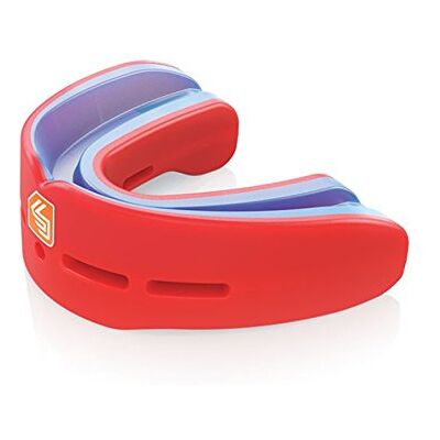 Shock Doctor Nano Double, paradenti, Unisex, , Rosso, 11- Shock Doctor Nano Double, paradenti, Unisex, , Rosso, 11-