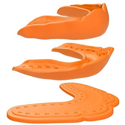 Shock Doctor -Conchiglia Ultra-Fit-Paragengive, Colore: Arancione Shock Doctor -Conchiglia Ultra-Fit-Paragengive, Colore: Arancione