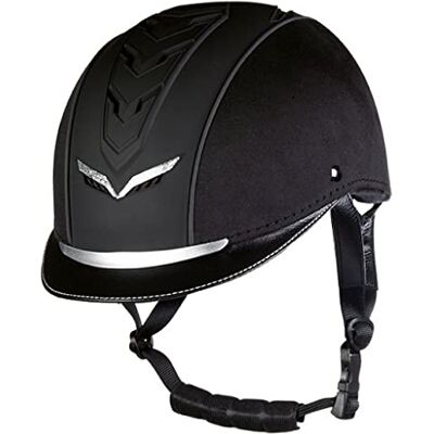 HKM Elegance, Casco da Equitazione Unisex, Nero (9100), M/L = 53-56 cm HKM Elegance, Casco da Equitazione Unisex, Nero (9100), M/L = 53-56 cm