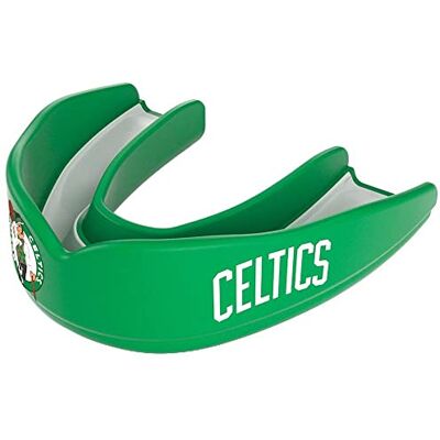 Shock Doctor NBA Boston Celtics Paradenti per Bambini, Taglia Unica, Colore: Verde Shock Doctor NBA Boston Celtics Paradenti per Bambini, Taglia Unica, Colore: Verde