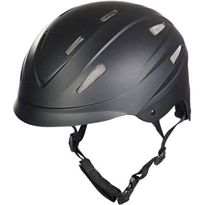 HKM Reithelm-Action-9100 schwarzS, Casco da Equitazione. Unisex-Adulto, 9100 Nero, S=51-53cm HKM Reithelm-Action-9100 schwarzS, Casco da Equitazione. Unisex-Adulto, 9100 Nero, S=51-53cm