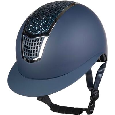 HKM Glamour Shield, Casco da Equitazione Unisex Adulto, Nero/Nero, S=52-54cm HKM Glamour Shield, Casco da Equitazione Unisex Adulto, Nero/Nero, S=52-54cm