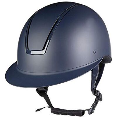 HKM Lady Shield 6989 Casco da equitazione, colore: blu scuro/blu scuro lucido, lunghezza 58-60 cm HKM Lady Shield 6989 Casco da equitazione, colore: blu scuro/blu scuro lucido, lunghezza 58-60 cm